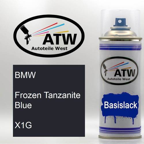 BMW, Frozen Tanzanite Blue, X1G: 400ml Sprühdose, von ATW Autoteile West.